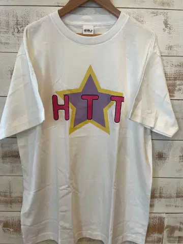 케이온!! 방과 후 티타임 HTT 티셔츠 L 사이즈 화이트