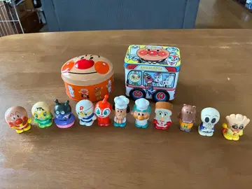 레트로 호빵맨 손가락 인형 캔