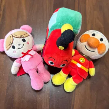 호빵맨 봉제 인형 세트 3