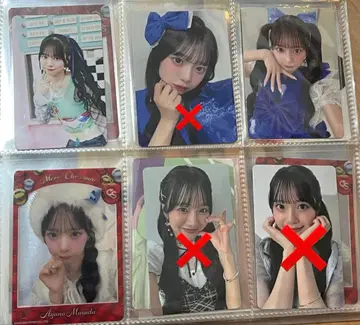 마스다 아야노 트레이딩 카드 6장 세트