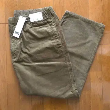 UNIQLOU 코듀로이 유틸리티 팬츠 3XL 브라운 유니클로 유