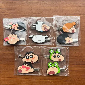 [미사용] 짱구는 못말려(크레용 신짱) 앞머리 클립 컬러그램 덤