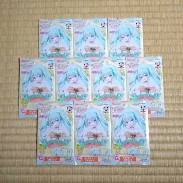 후류 복권 하츠네 미쿠 G상 클리어 카드 3장 세트