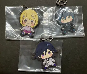 단간론파 모찌도루 아트 컬렉션 러버 키링 아카마츠 사이하라 오마