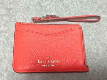 케이트 스페이드 오렌지 코인 케이스 패스 케이스 키케이스