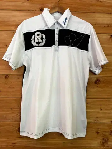 러셀노 피케 셔츠 L 화이트