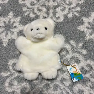 AQUA 핸드 퍼펫 북극곰 동물 하얀 곰