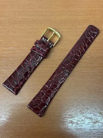 미사용 페가수스 유니버스 빈티지 가죽 벨트 러그 폭 18mm