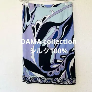 디노스 DAMA collection 푸치 패턴 지오메트릭 실크 스커트
