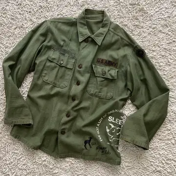 50s US.ARMY OG-107 UTILITY SHIRT 1st
