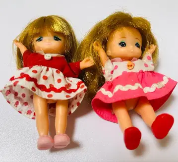 리카짱 인형 미니 2체 세트 쌍둥이 미키짱 마키짱