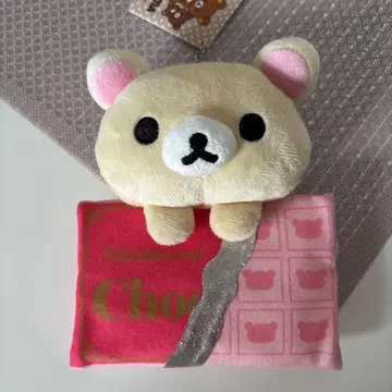 코리락쿠마 봉제 인형 티슈 파우치