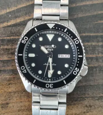 SEIKO 다이버 워치 자동 와인딩 4R36-07G0 작동품