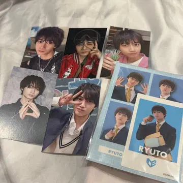 야마모토 류토 ICEx 해피찬 쿠지 트레이딩 카드 6점