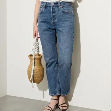 새상품급 별주 저널 스탠다드 LEVI'S 501 CROP 리바이스