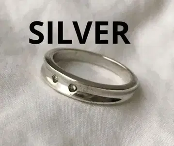 빈티지 지르코니아 실버 반지 SILVER 두 알
