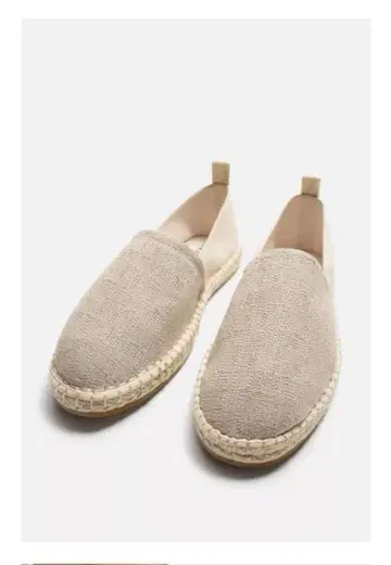 ZARA 원단 에스파드리유 26.4 미사용 새상품