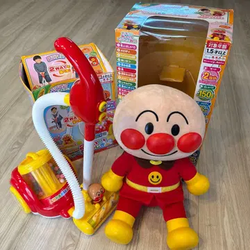 호빵맨 처음 말하는 DX 박스 있음, 2WAY 말하는 청소기 박스 있음