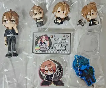 컬러풀 피치 우리 피규어 세트 캡슐 토이 배지 굿즈 묶음 판매