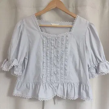 핑크하우스 블라우스 민트색