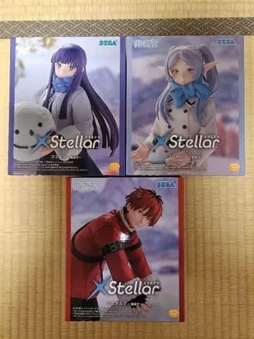 장송의 프리렌 눈놀이 피규어 3개 세트