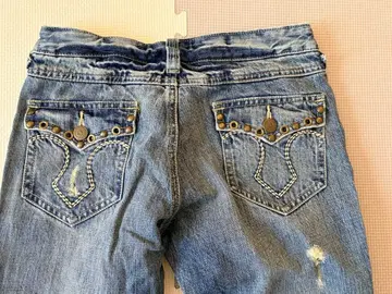 TORNADO MART 토네이도 마트 부츠컷 데님 데미지 가공