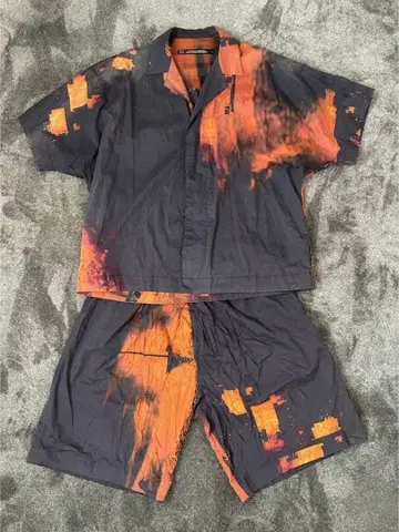 JULIUS 율리우스 반팔 셔츠 & 숏팬츠 셋업