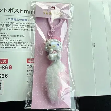 산리오 밀키 고양이 디자인 시리즈 키링 스트랩 키티