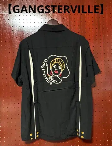 갱스터빌 샘플 남성용 반팔 셔츠 M