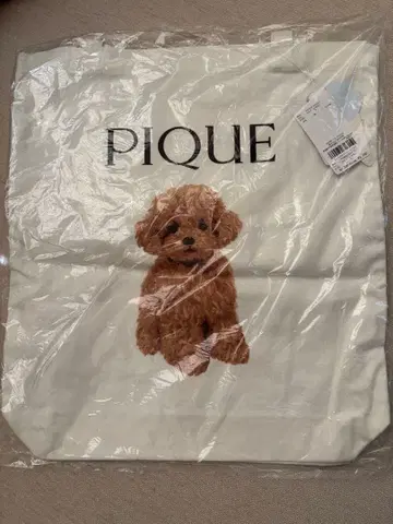 젤라또피케 토트백 토이 푸들 패턴