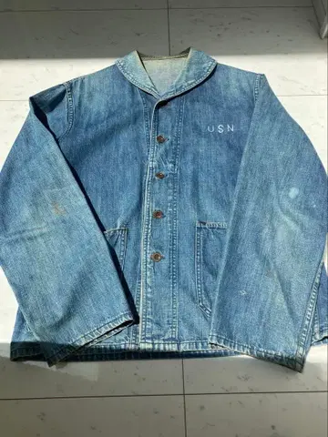 USN 숄카라 빈티지 40s 네이비 US