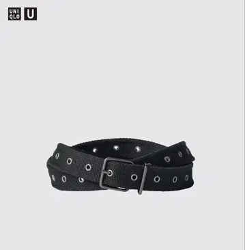 [ 새상품 미사용 ] UNIQLO U 테이프 벨트 BLACK L 유니클로