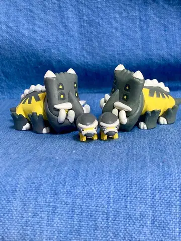 입체 포켓몬 도감 타테토프스 트리데프스 세트