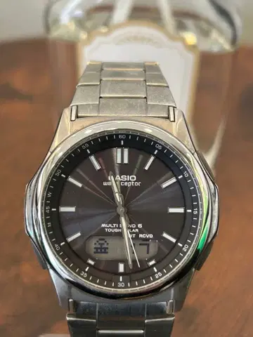 [ 새상품급 ] CASIO 솔라 전파 시계 웨이브셉터 WVA-M630
