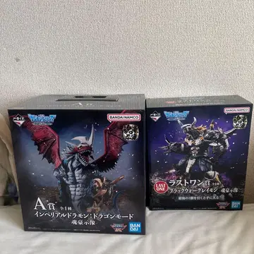 제일복권 디지몬 빛을 발하는 두 개의 힘 피규어 A상 라스트상