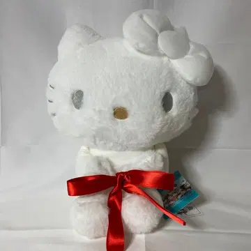 헬로키티 봉제 인형 약 30cm 화이트