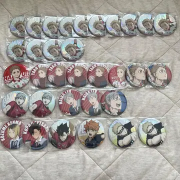 하이큐 야쿠 리에프 쿠로오 켄마 히나타 츠키시마 캔뱃지 베이스야드