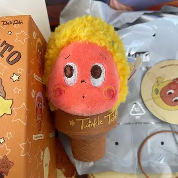 Twinkle MOON GELATO 아이스크림 봉제 인형 펜던트