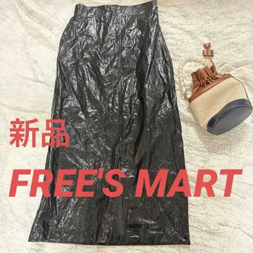 [ 미사용 새상품 ] FREE'S MART 블랙 스커트