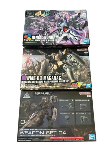 HG 건담 프라모델 3종 세트 DENIAL GUNDAM 외