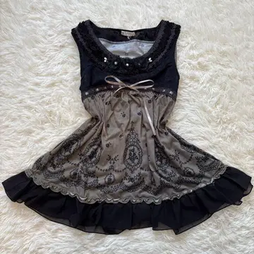 axesfemme 꽃무늬 프릴 레이스 원피스 y2k 모리걸 헤이세이