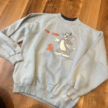 톰과 제리 맨투맨 L 사이즈 그레이