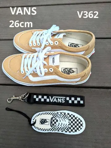 [ VANS ] STANCE V362 스니커즈 26cm 베이지