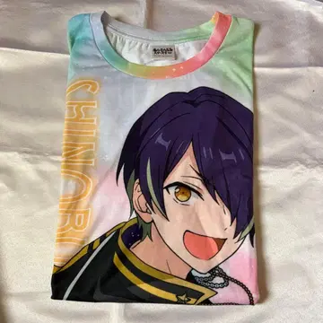 앙스타 센고쿠 시노부 풀 그래픽 T셔츠