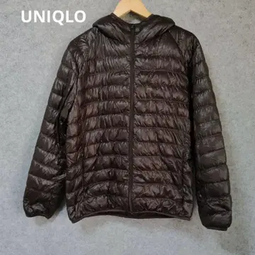 UNIQLO 브라운 후디 다운 자켓