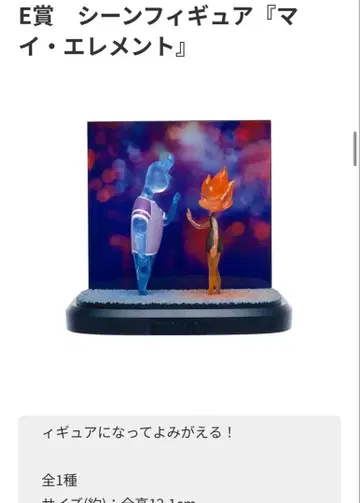 PIXAR 장면 피규어 마이 엘리먼트 제일복권