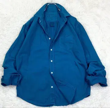 새상품급 프랭크앤일 리 LUKE 긴팔 셔츠 터콰이즈 블루