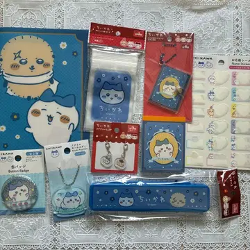 치이카와 (먼작귀) 하치와레 굿즈 9점 세트 캔두, 다이소