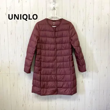 유니클로 UNIQLO 울트라 라이트 다운 코트 노카라 여성용