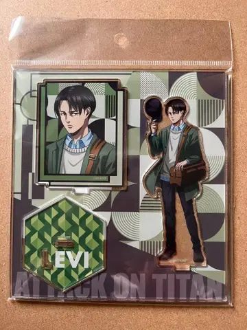 진격의 거인 리바이 아크릴 스탠드 JR 도카이 콜라보 미개봉 새상품